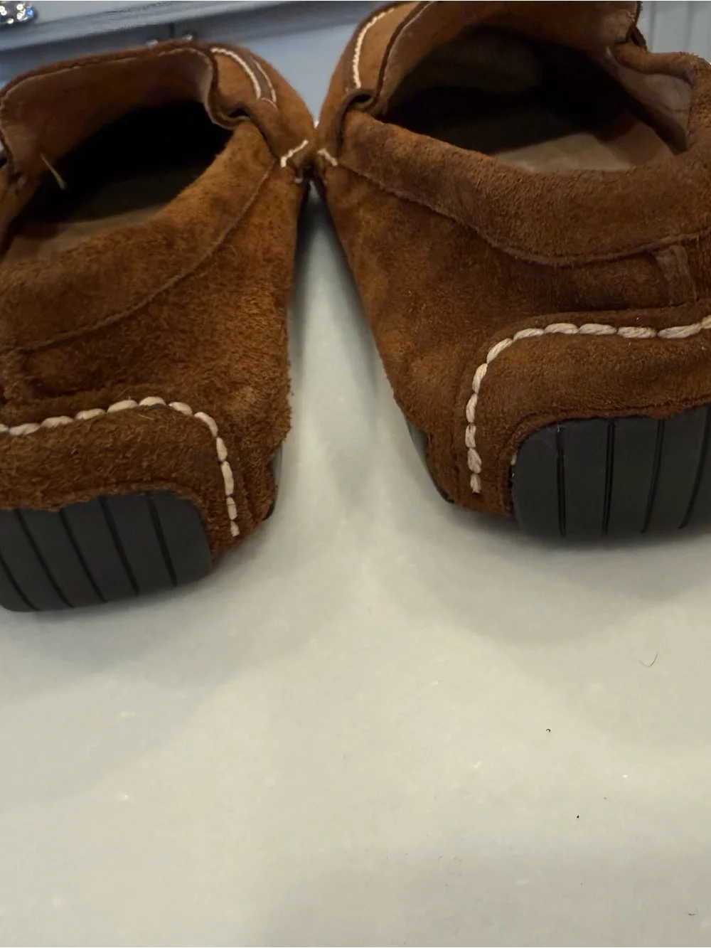 Polo Ralph Lauren Men’s Brown Suede Penny / Driving Loafers Sz 9 NEW!